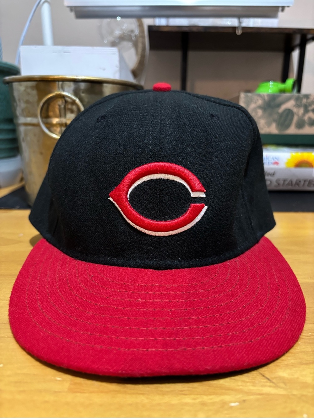 CINCINNATI REDS FITTED BASEBALL HAT 7/38